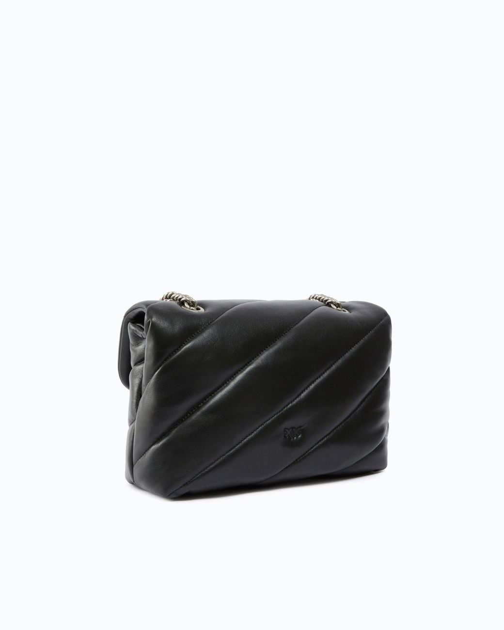 Pinko Black Classic Love Bag Puff Maxi Quilt