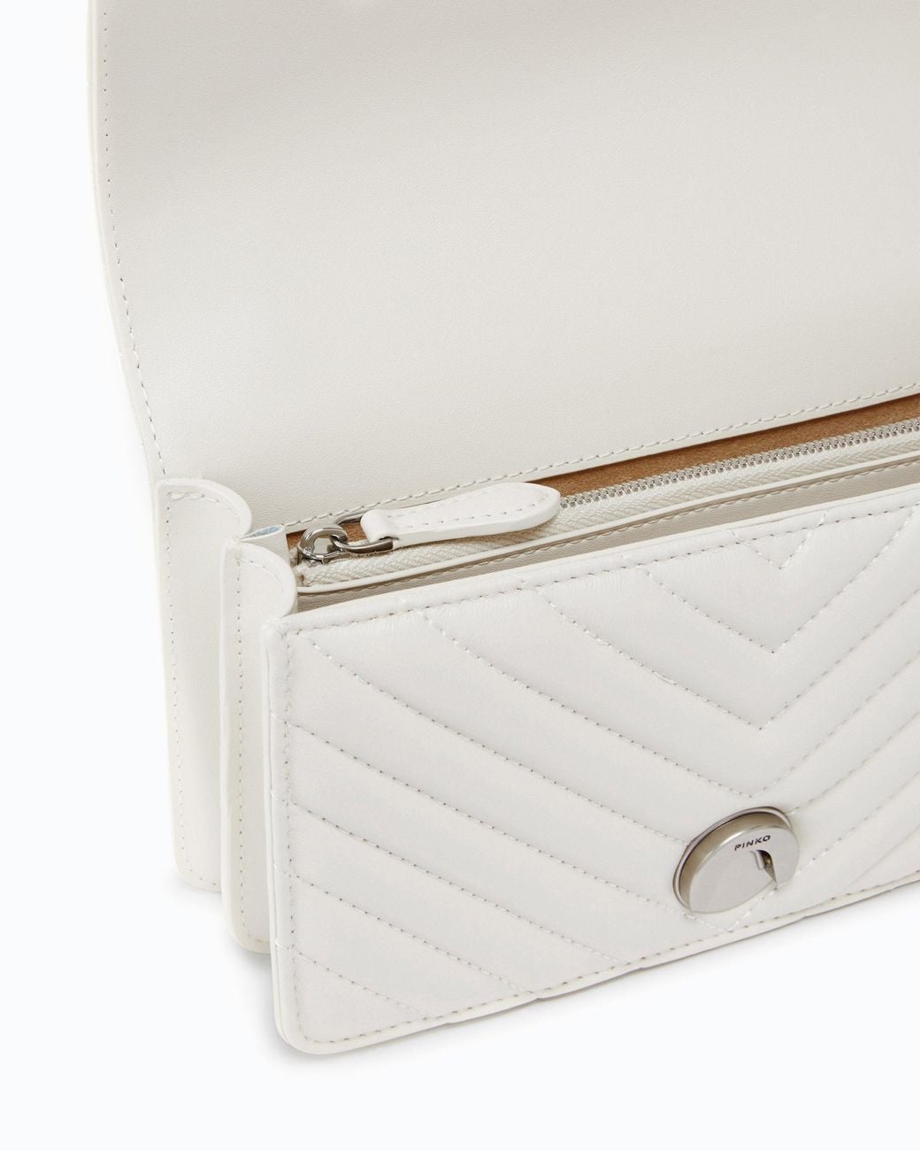 Pinko Natural Mini Love Bag One Chevron