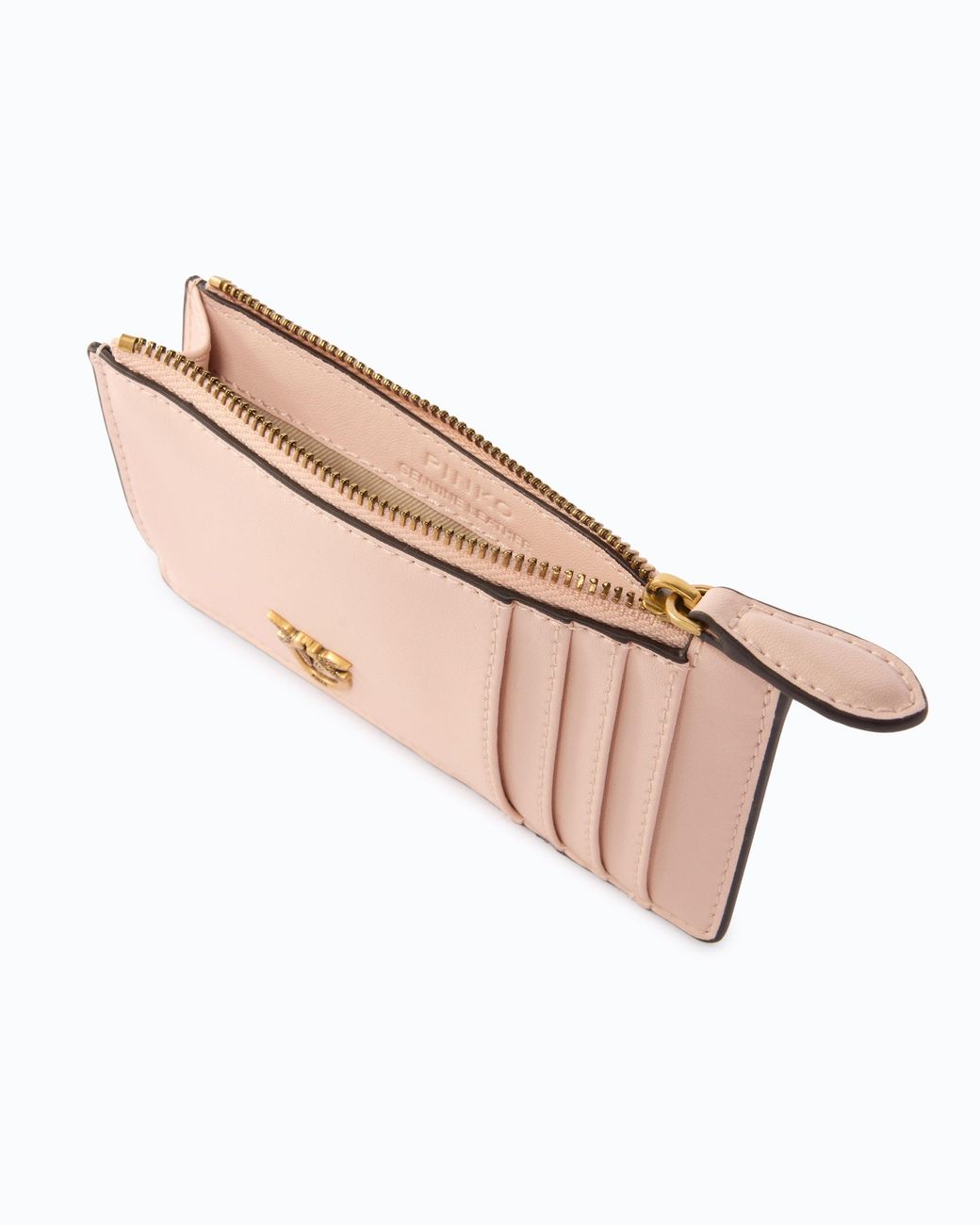 Pinko White Zipped Card Holder