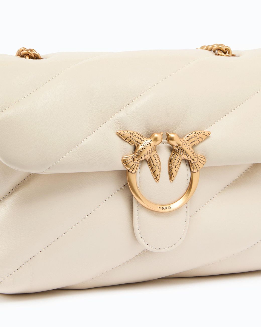 Pinko Natural Classic Love Bag Puff Maxi Quilt