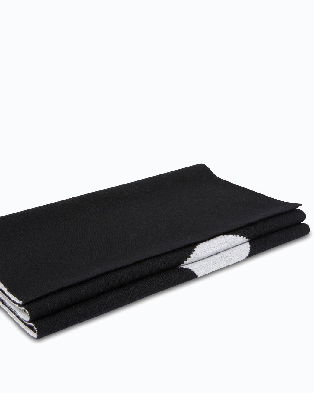 Pinko Black Scarf With Lettering Logo