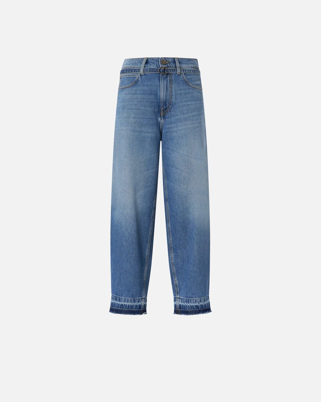 Pinko Blue Balloon Jeans With Worn Effect