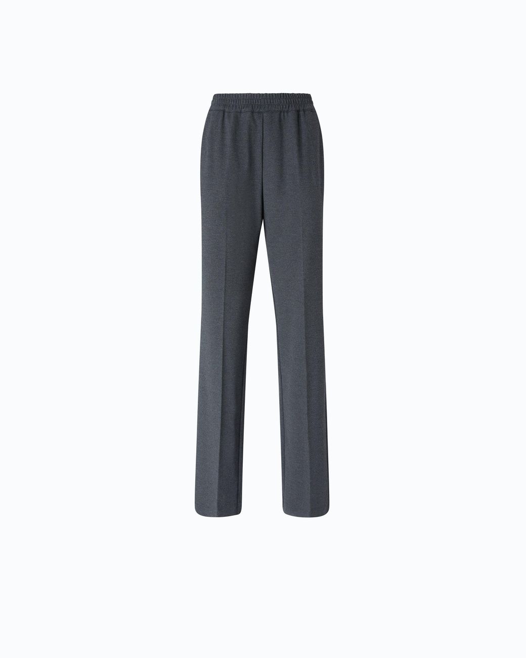 Pinko Blue Straight-Leg Trousers With Elasticated Waist