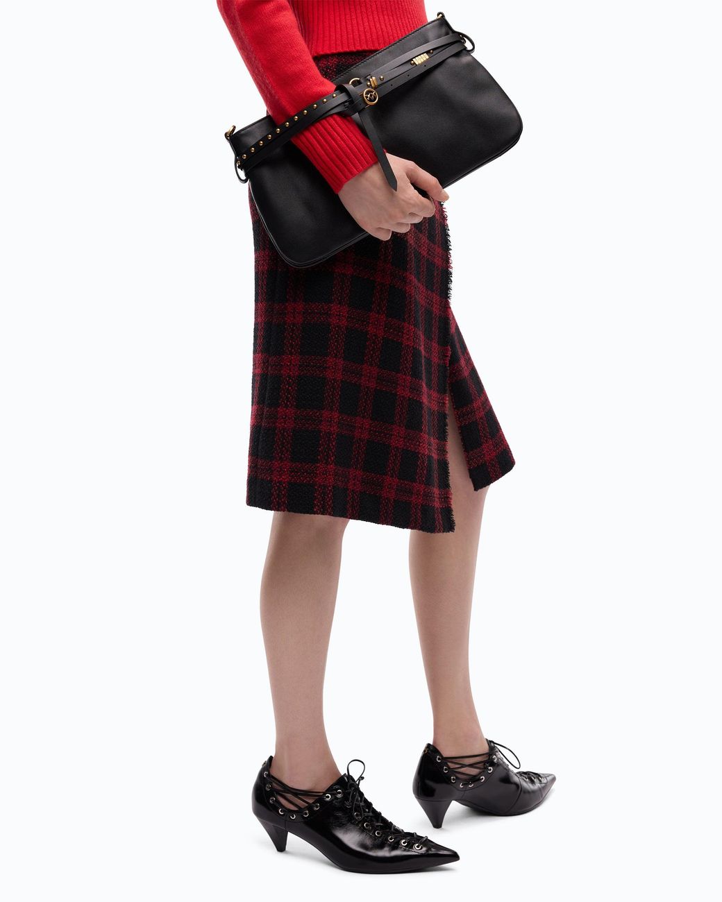 Pinko Black Belt Bag Medium Shoulder Bag