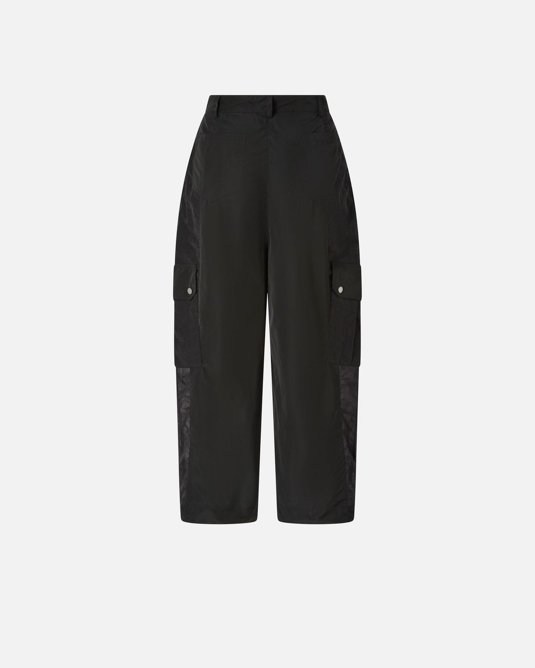 Pinko Black Workwear Trousers With Sheer Inserts