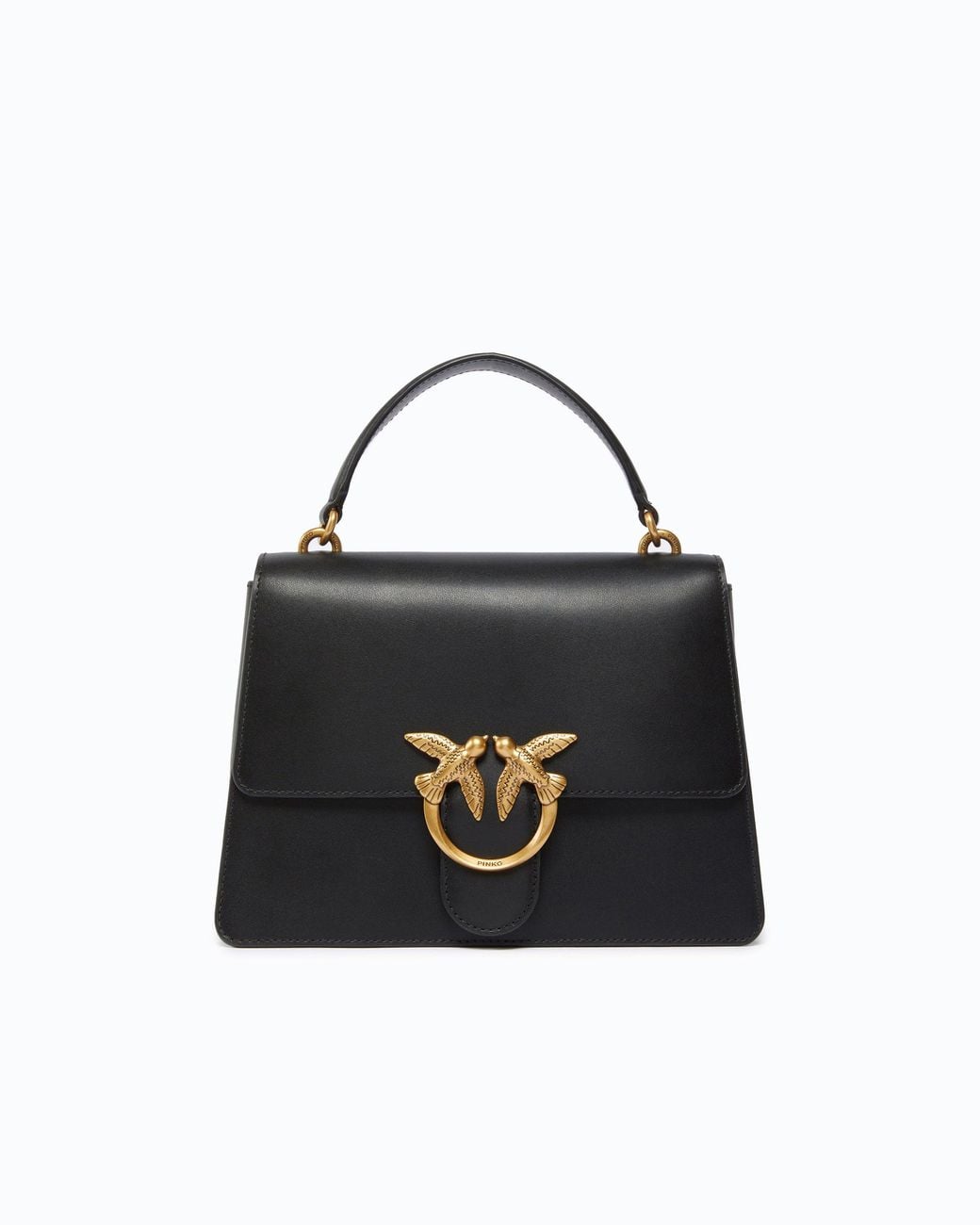 Pinko Black Classic Love Bag One Top Handle Light Simply