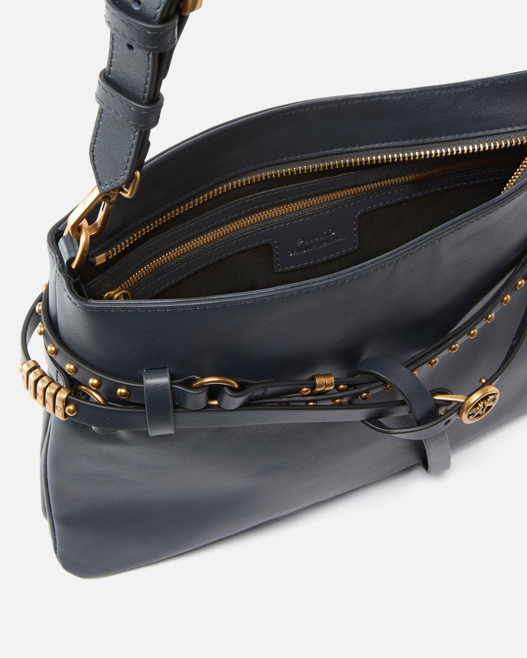 Pinko Blue Belt Bag Medium Shoulder Bag