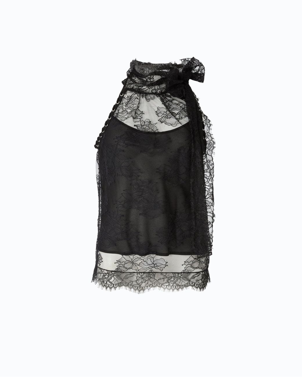 Pinko Black Open-Back Top