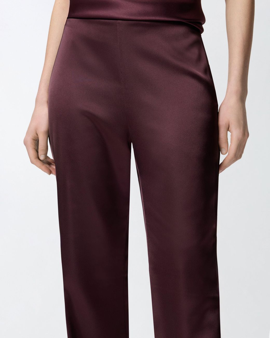 Pinko Purple Flared Trousers