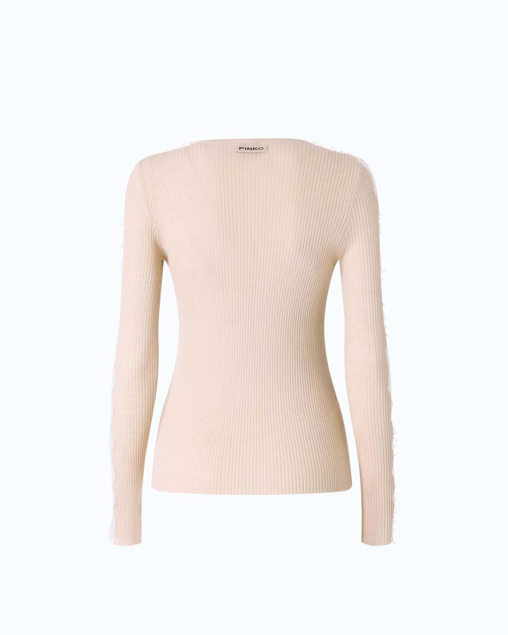 Pull Côtelé À Dentelle Pinko en coloris Pink
