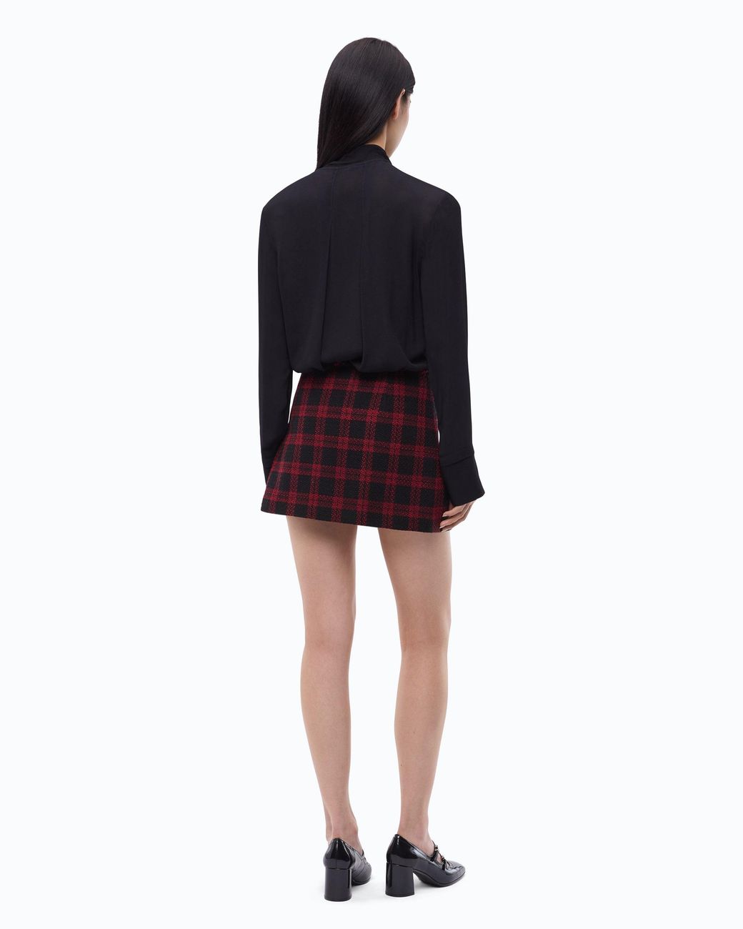 Pinko Black Blouse With Sash Collar