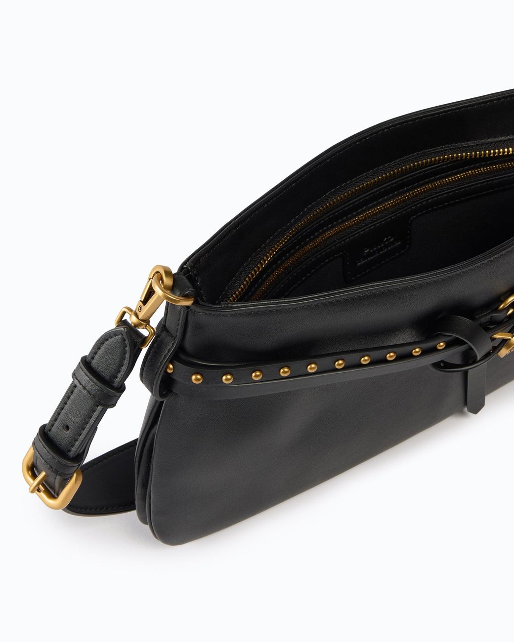 Pinko Black Belt Bag Medium Shoulder Bag