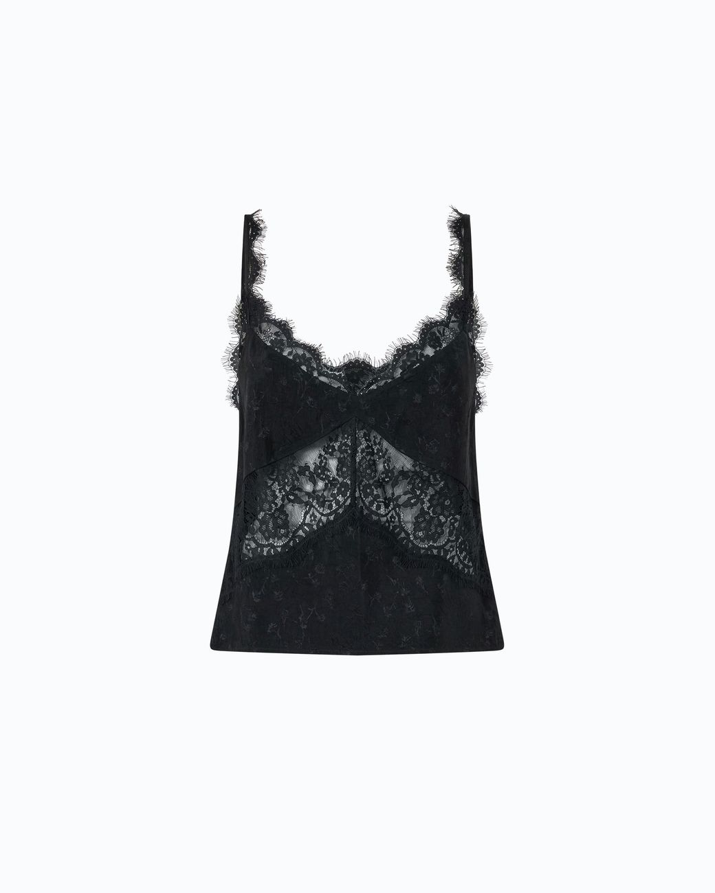 Pinko Black Lace Lingerie Top