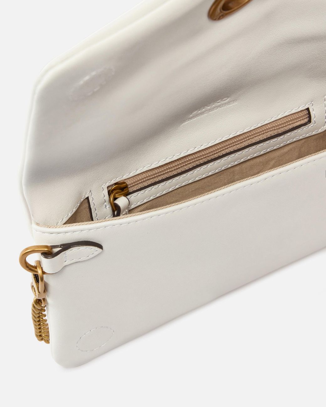 Pinko Natural Love Bag Click Soft Horizontal Mini Small Crossbody Clutch