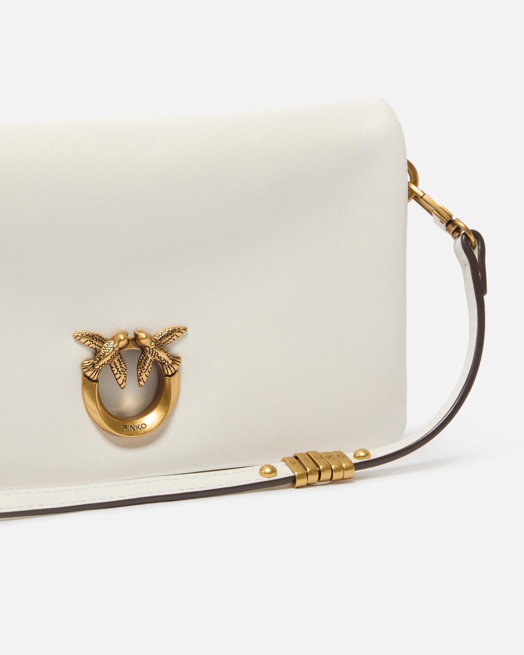 Pinko Natural Love Bag Click Soft Horizontal Mini Small Crossbody Clutch