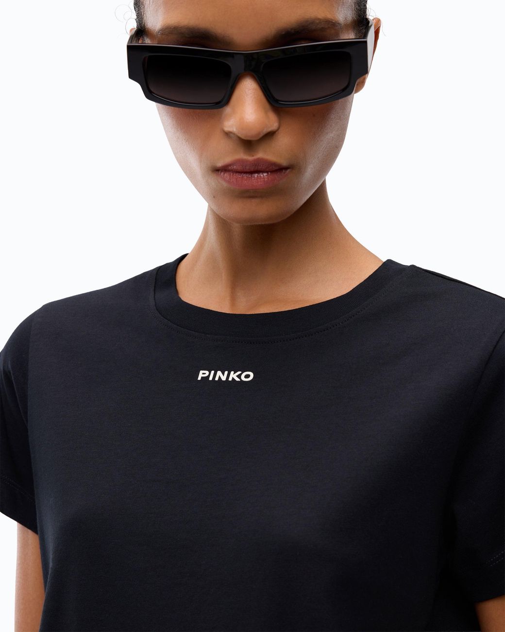 Pinko Black T-Shirt With Logo