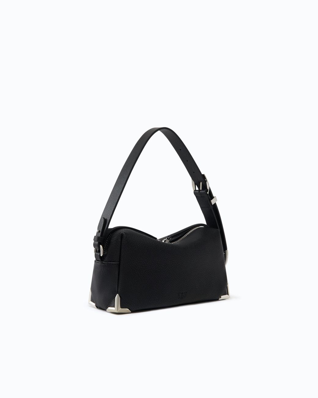 Pinko White Medium Crossbody Boston Bag