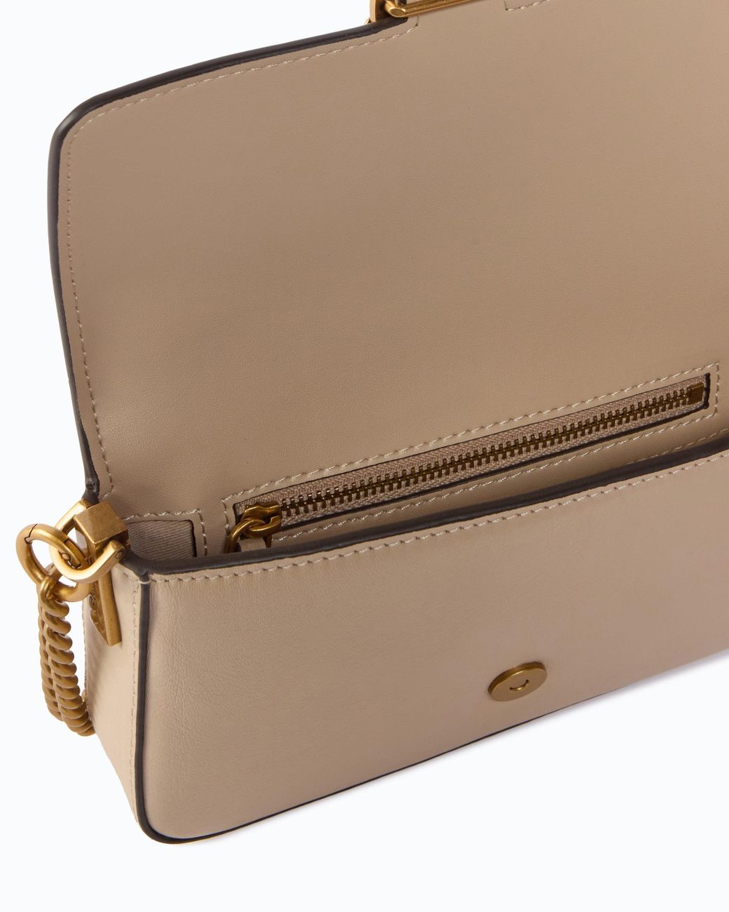 Pinko White Baby Love Bag One Slouchy Crossbody Bag