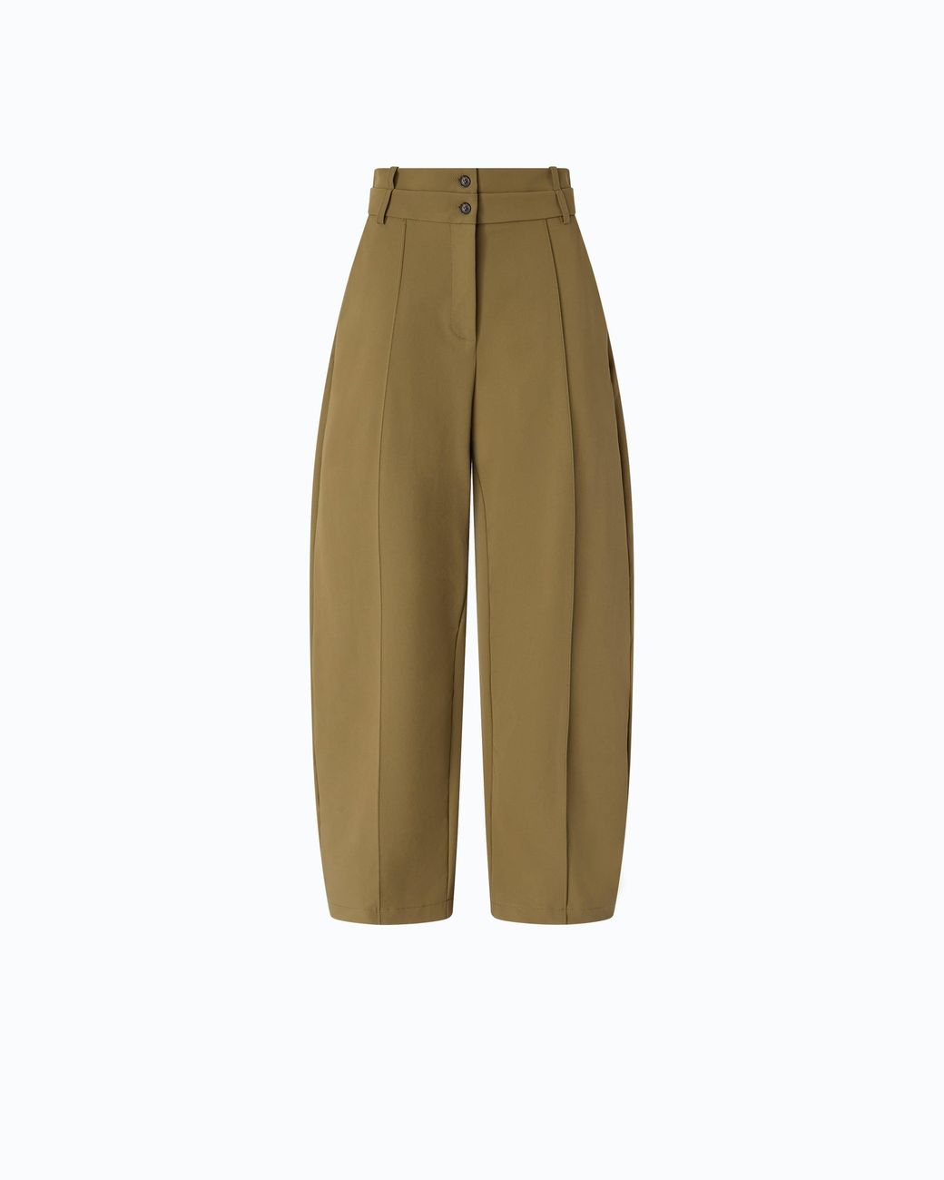 Pinko Natural Barrel-Fit Trousers