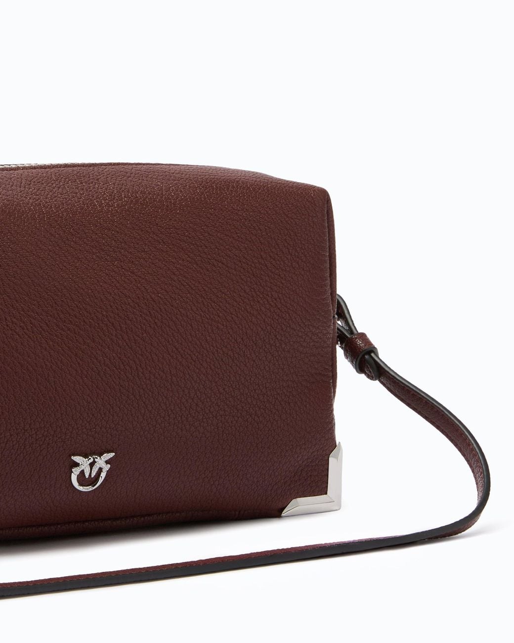 Pinko Brown Medium Crossbody Boston Bag