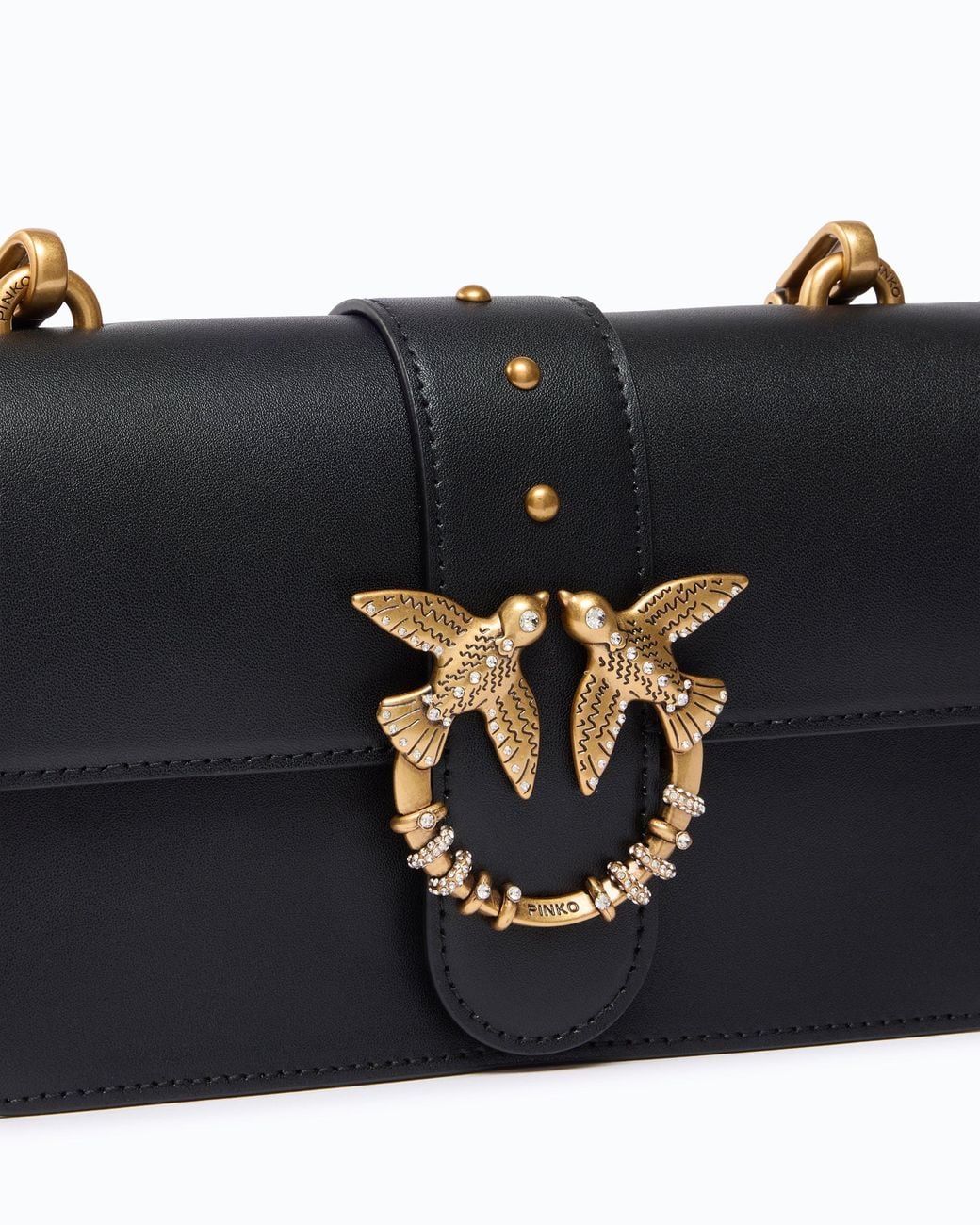Pinko White Mini Love Bag One Crossbody Bag