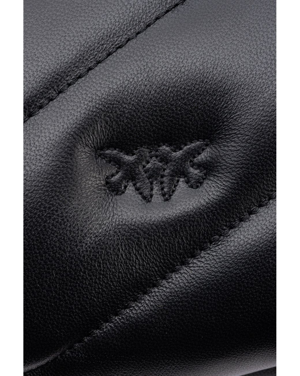 Pinko Black Classic Love Bag Puff Maxi Quilt