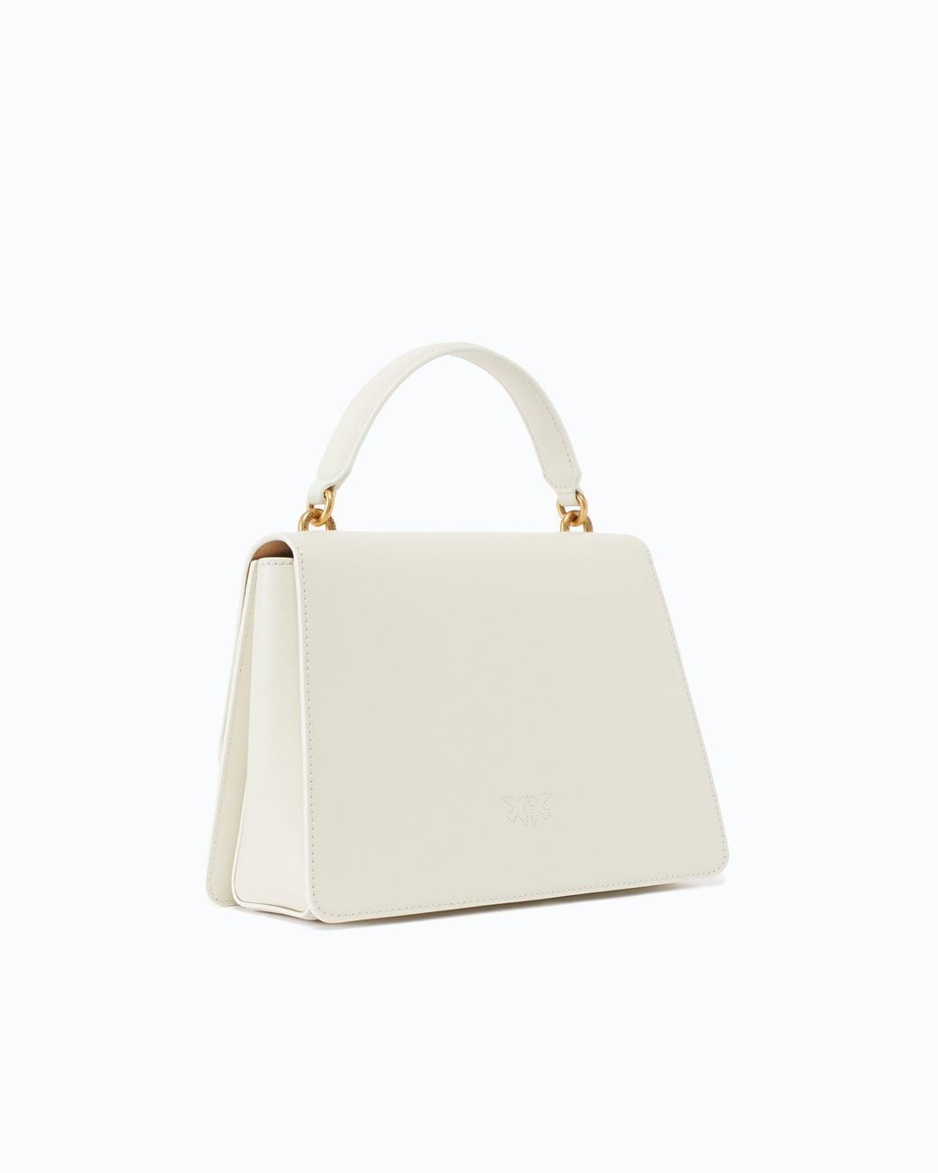 Pinko White Medium Handbag Love Bag Top Handle
