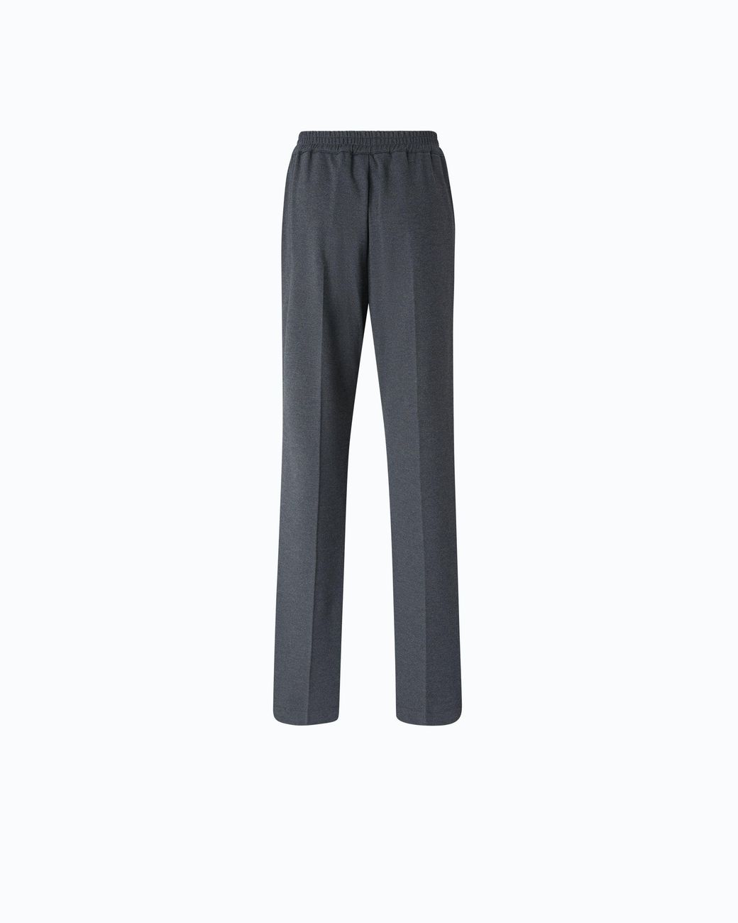 Pinko Blue Straight-Leg Trousers With Elasticated Waist