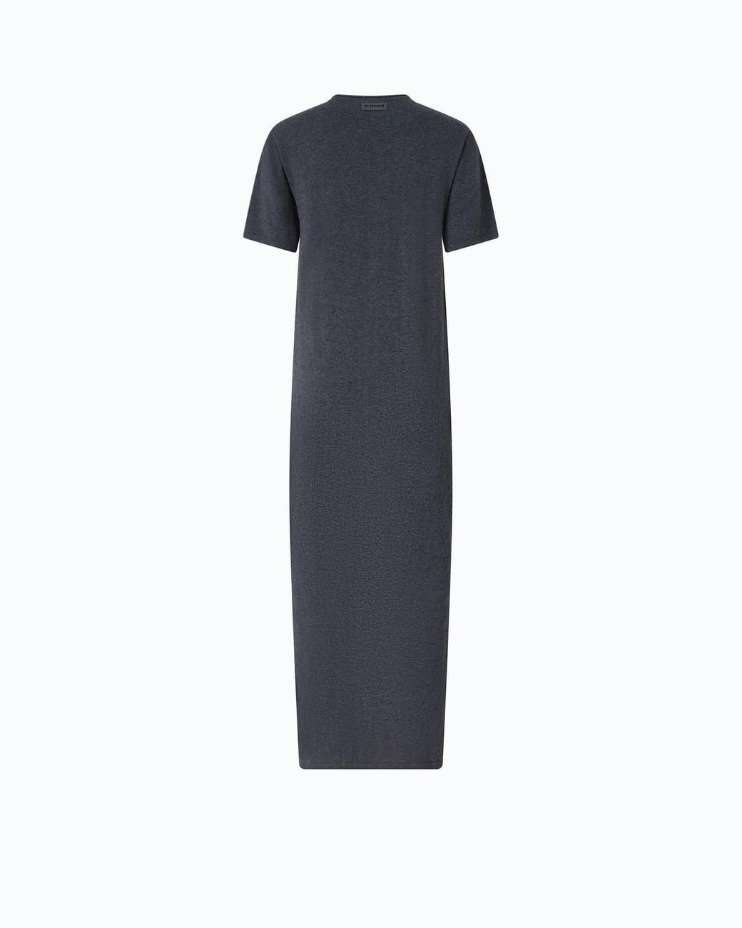 Pinko Blue Wool-Blend Dress With Longer Back