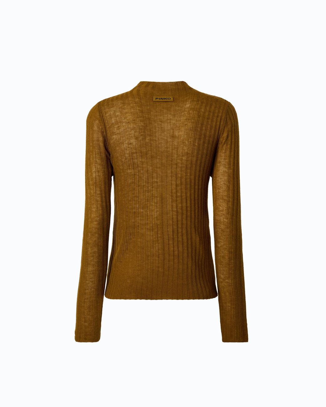 Pinko Natural Lightweight Ribbed Sweater