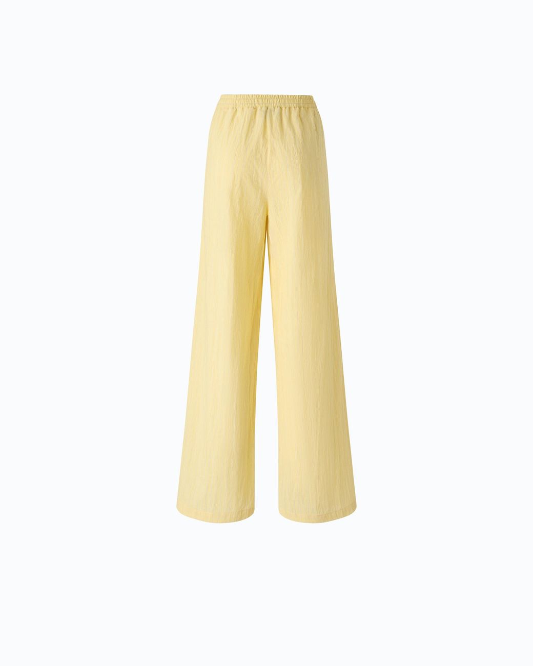 Pinko Yellow Striped Trousers With Drawstring Waist