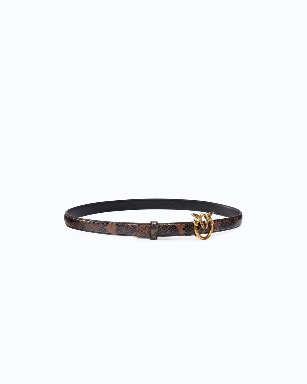 Pinko White Belt Love Berry H2 Belt.Low Python
