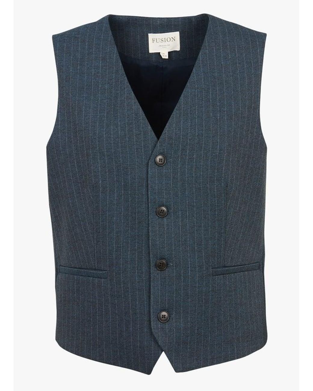 Gilet Droit À Rayures Femme MAISON 123 en coloris Bleu Lyst - Main Image