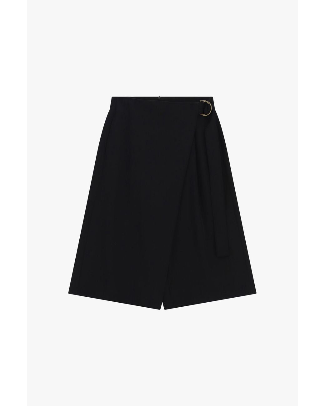 Bermuda Portefeuille Avec Ceinture À Anneau Please en coloris Black