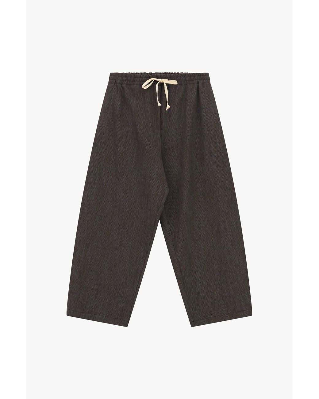 Pantalon Palazzo Taille Moyenne À Cordon Please en coloris White
