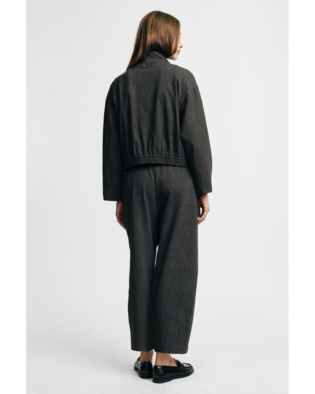 Pantalon Palazzo Taille Moyenne À Cordon Please en coloris White
