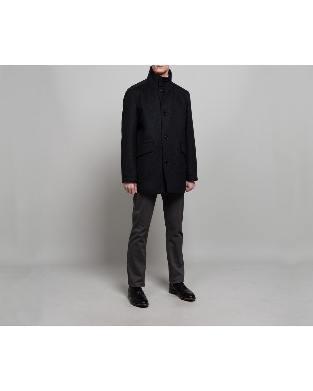 Hugo Boss Mens Coxtan 8 Wool Cashmere Regular Fit Coat 