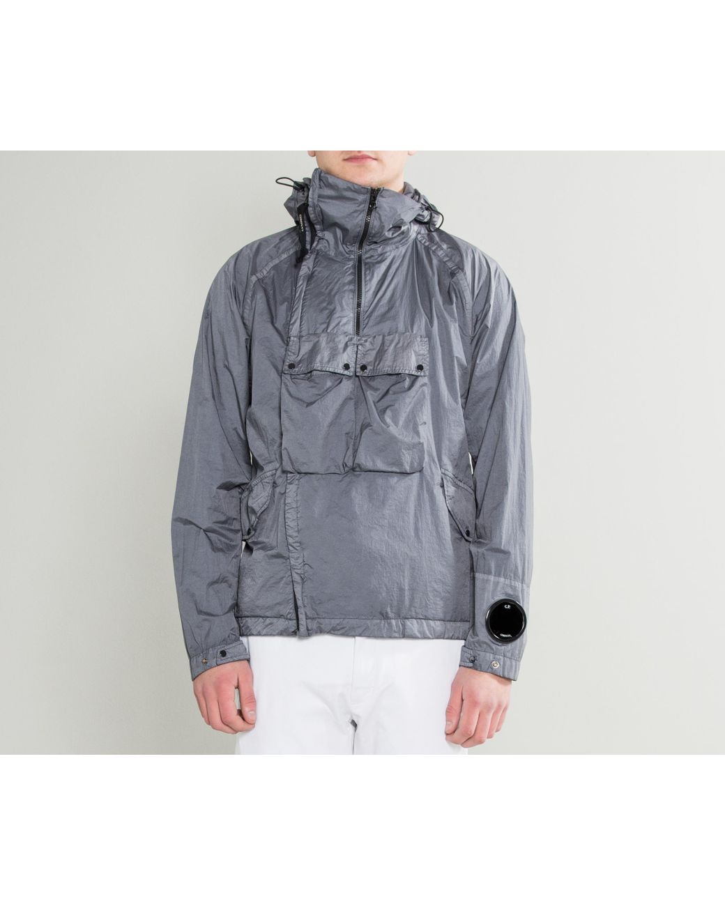 Vakman Dag Afhankelijkheid C.P. Company 'nyfoil' Goggle Double Zip Utility Jacket Grey in Grey for Men  | Lyst UK