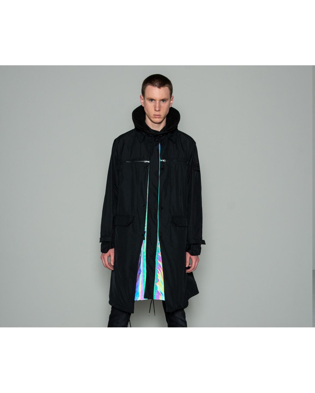 Stone island stealth parka sale