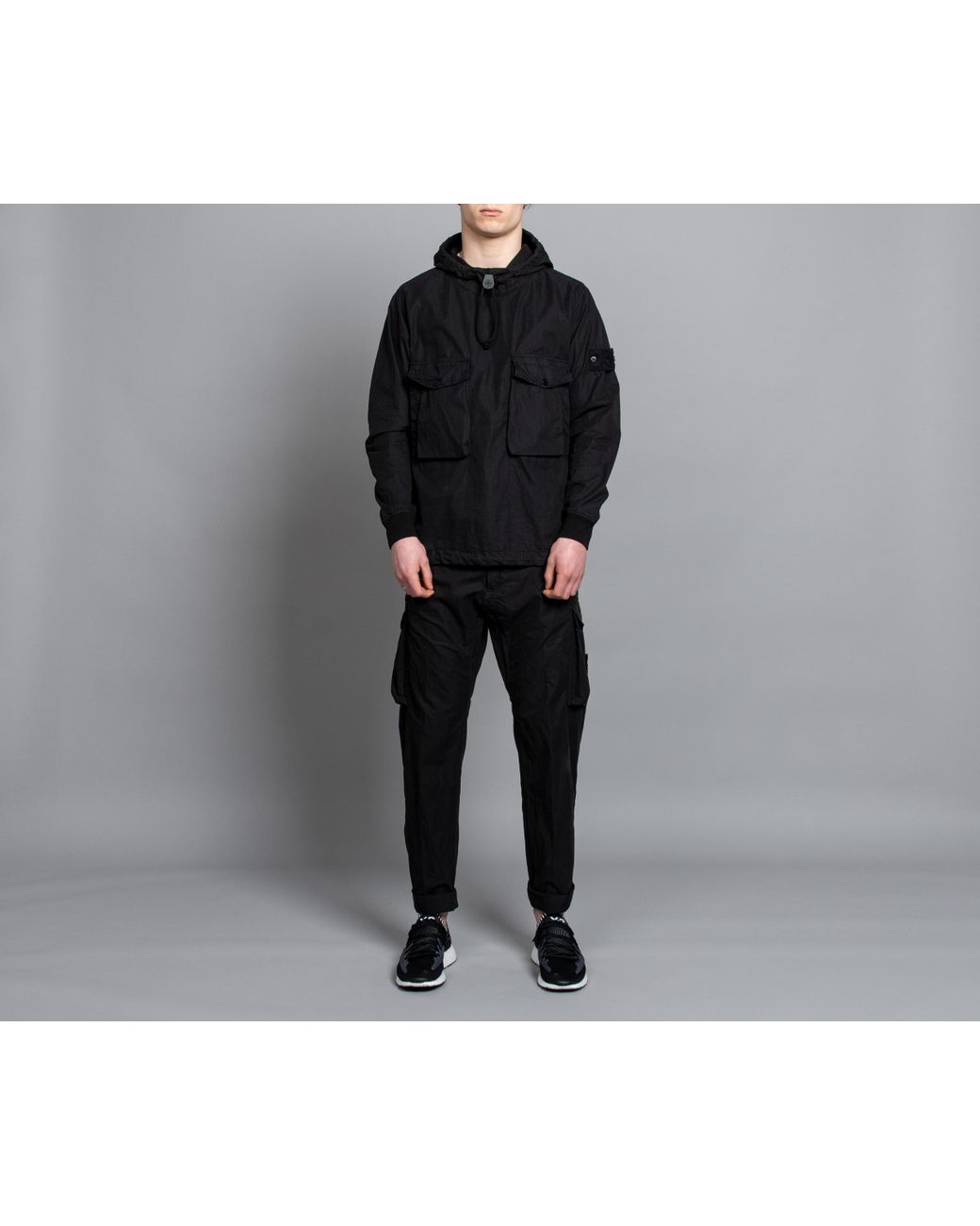 Stone Island Ghost Collection Smock Black for Men | Lyst UK