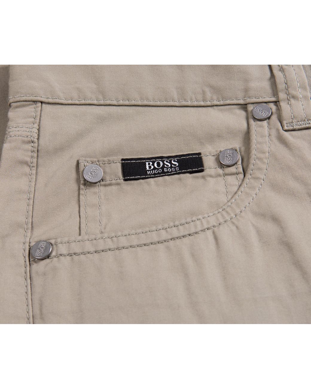 BOSS by HUGO BOSS Alabama Regular Fit 5 Pockets Chino Jeans Stone for Men |  Lyst UK