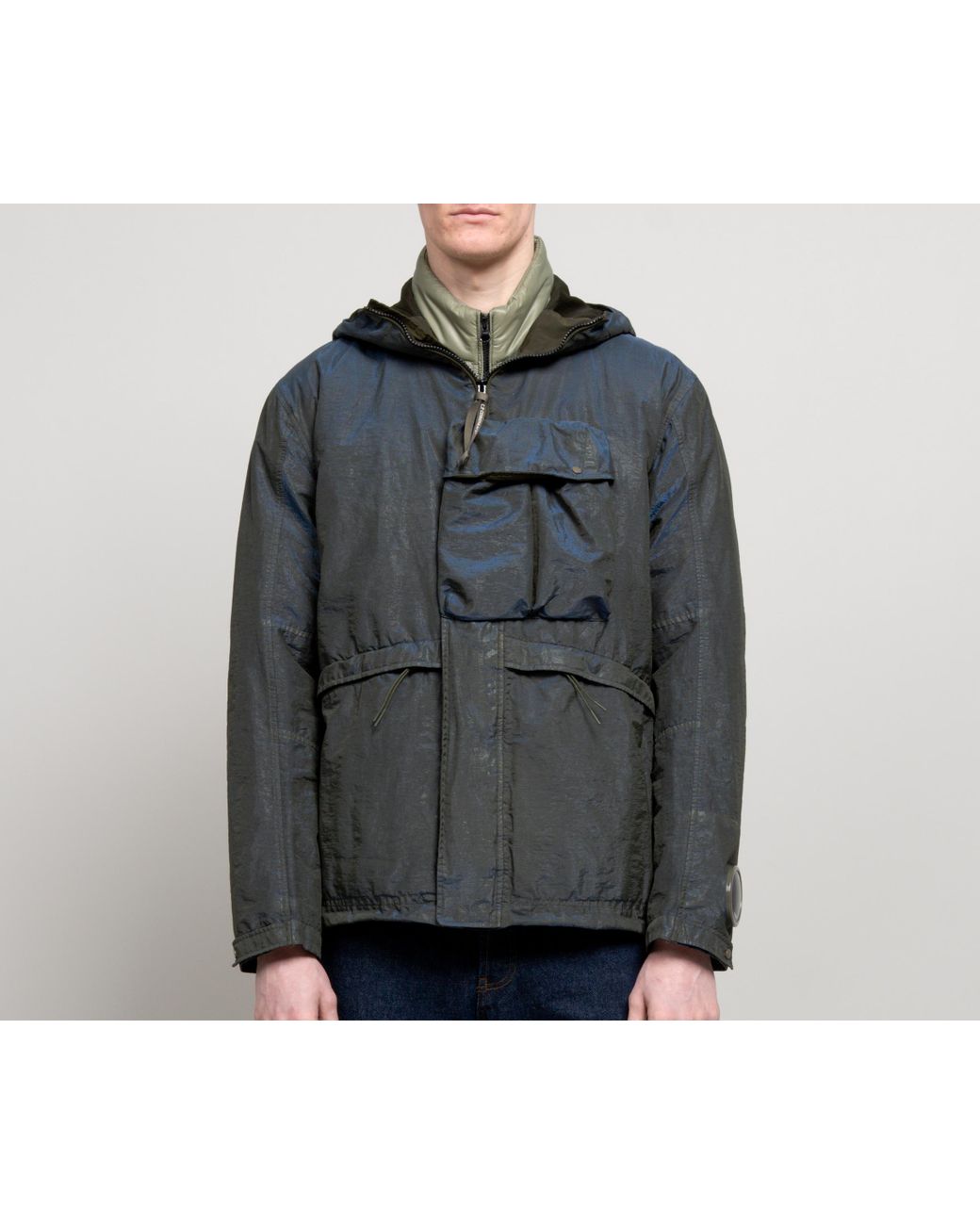 Pockets Cp Company p.ri.s.m Mille Miglia Goggle Jacket Blue for Men Lyst UK