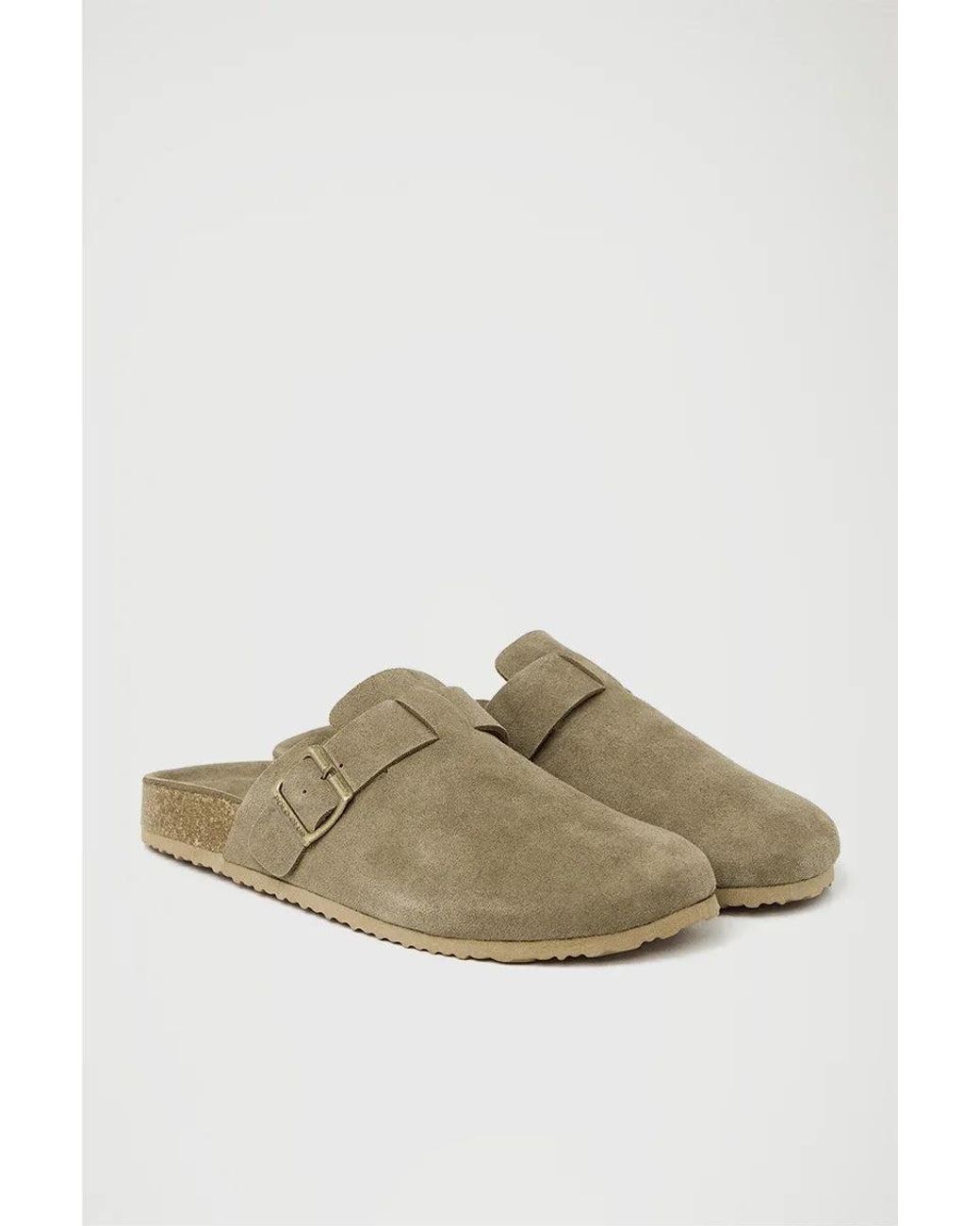 Sabot Bio Buck Color Sabbia Con Logo di POLO CLUB in Natural da Uomo