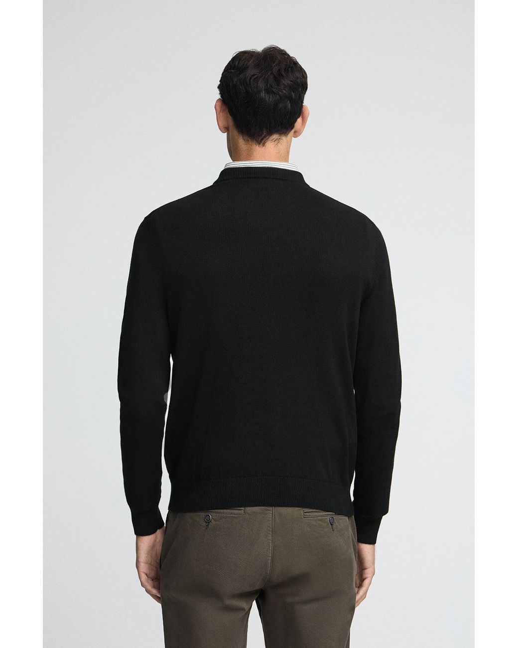 Maglione Nero di POLO CLUB in Black da Uomo