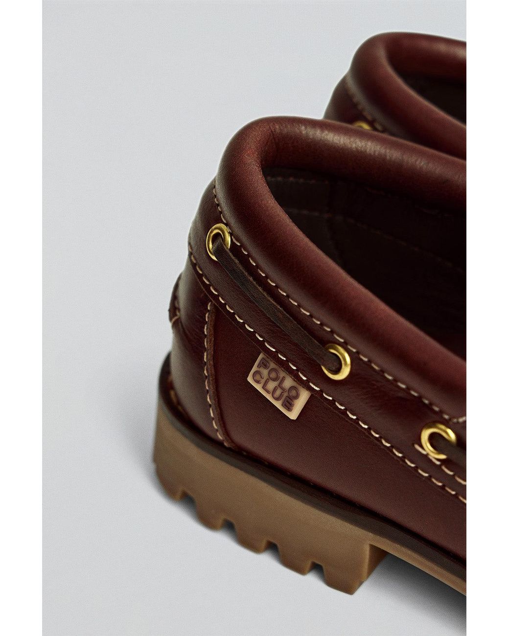 Scarpe Nautiche Marroni Oliver Con Personalizzazione di POLO CLUB in Brown da Uomo