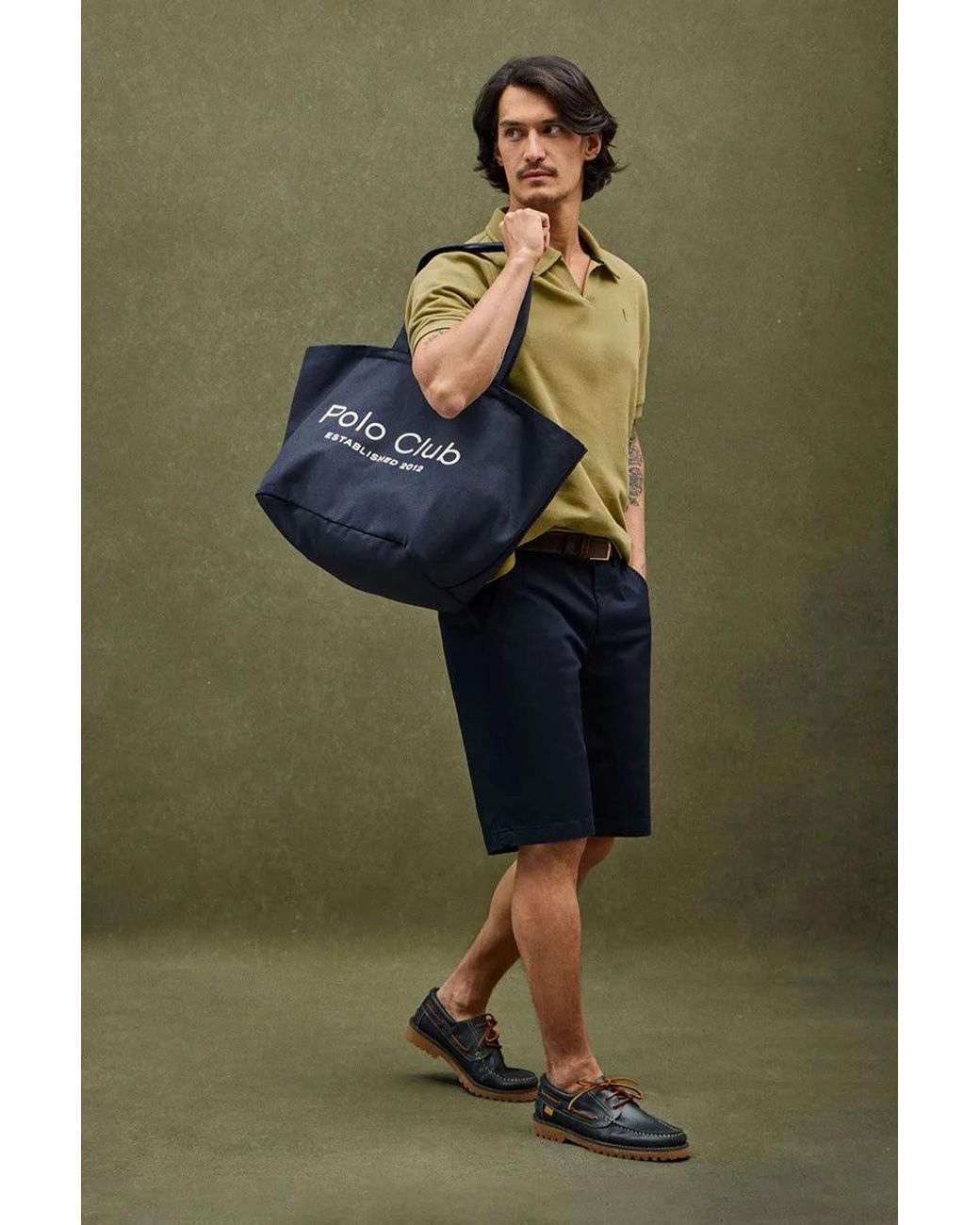 Polo Verde Foglia di POLO CLUB in Green da Uomo