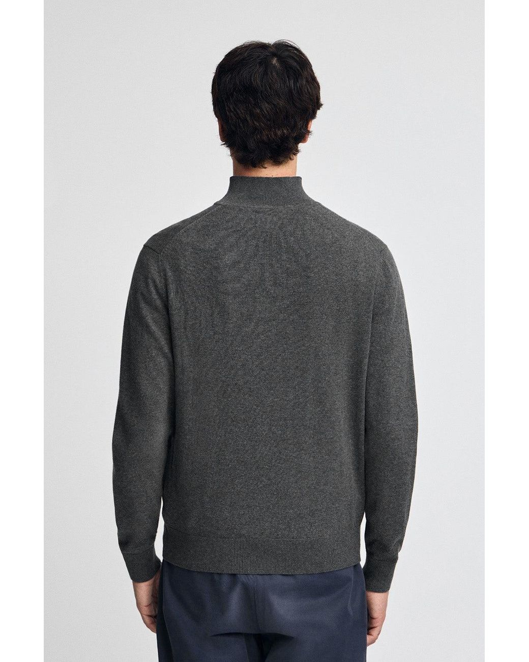 Maglione Grigio Scuro Mélange di POLO CLUB in Gray da Uomo