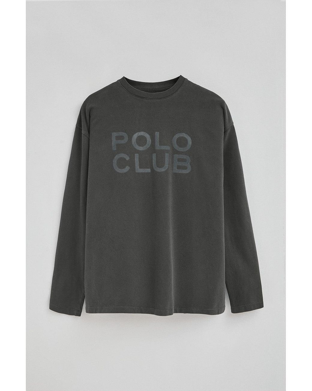 Maglietta Karat Grigio Scuro Con Logo di POLO CLUB in Gray da Uomo