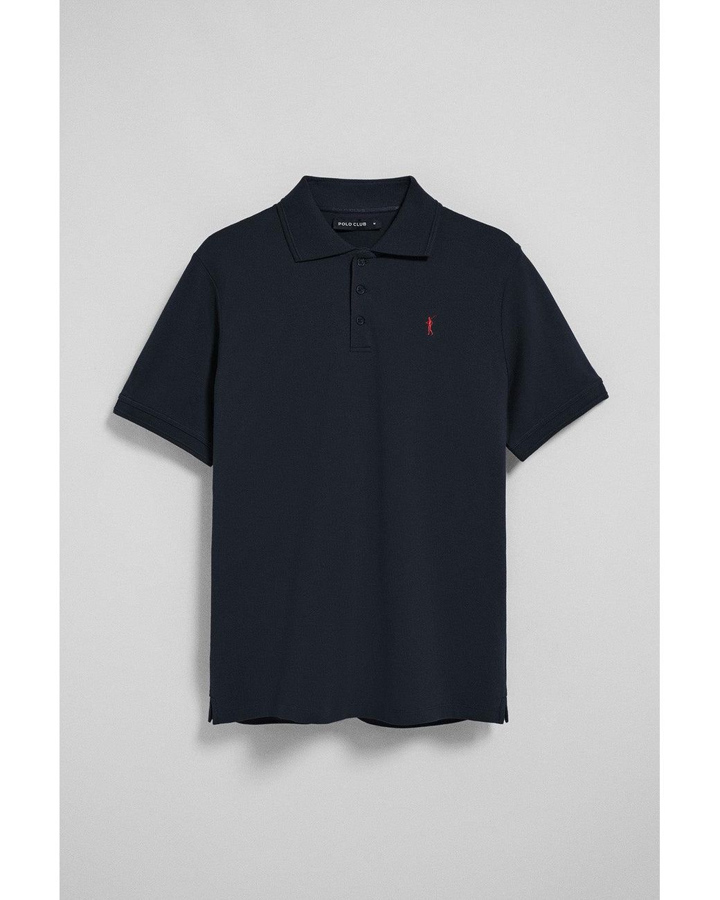 Pack Di Tre Polo A Tre Bottoni di POLO CLUB in Black da Uomo