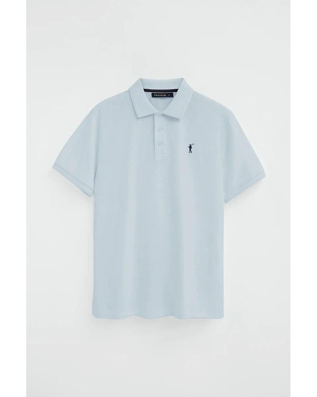 Pack Uomo Con Tre Polo di POLO CLUB in Blue da Uomo